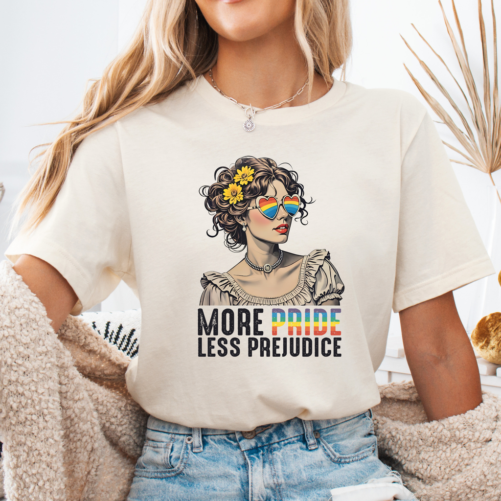 More Pride Less Prejudice Graphic T-Shirt