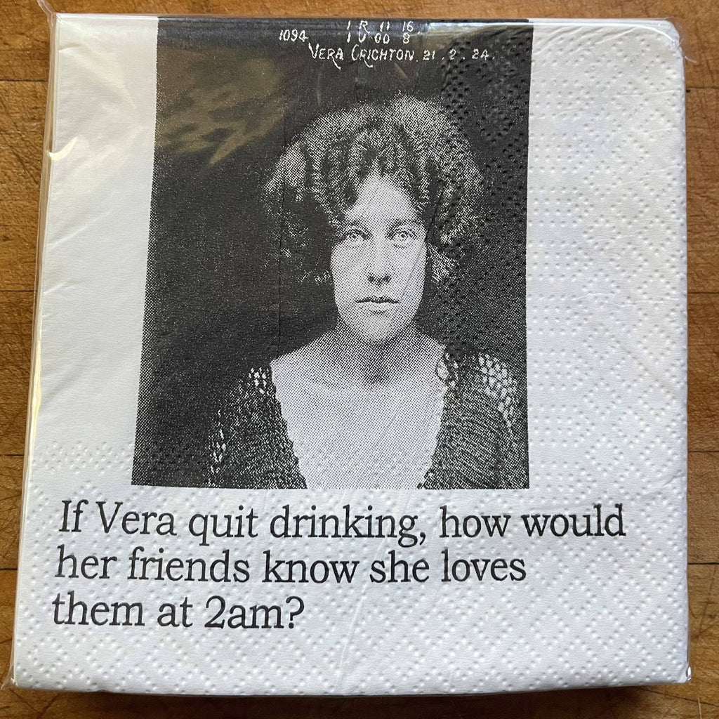 The Big House Cocktail Napkins... Vera!