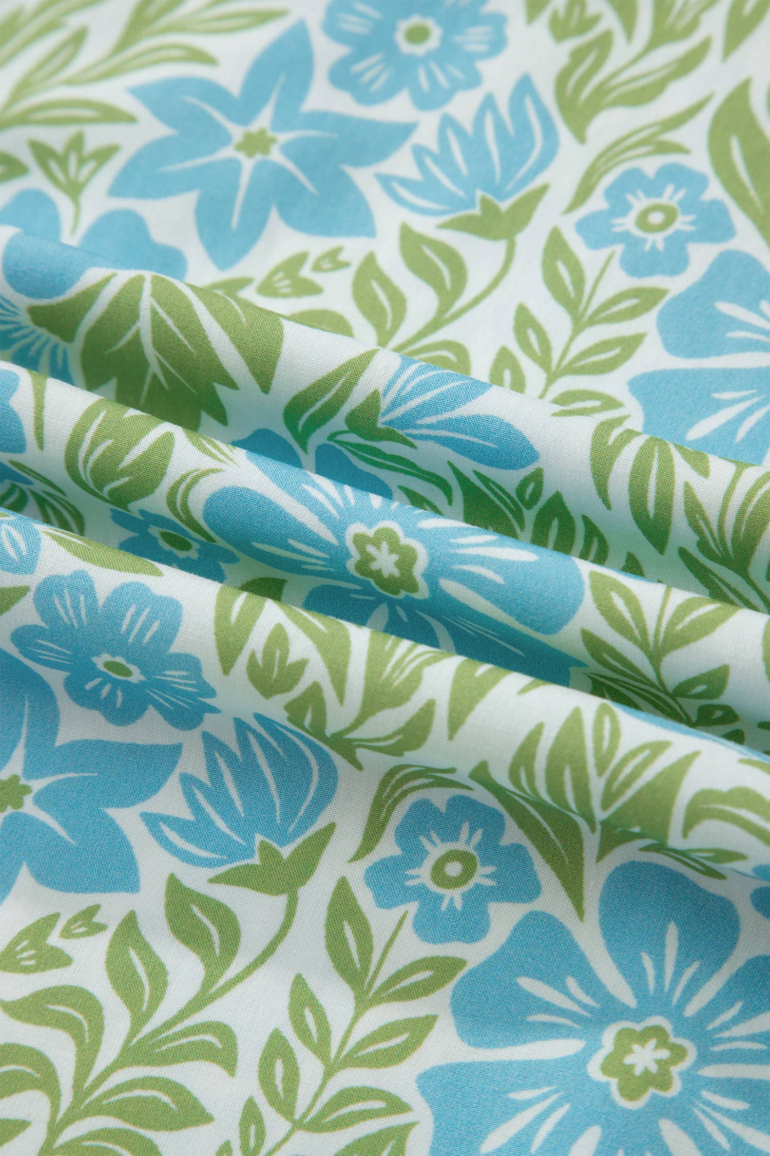 Green Floral Print