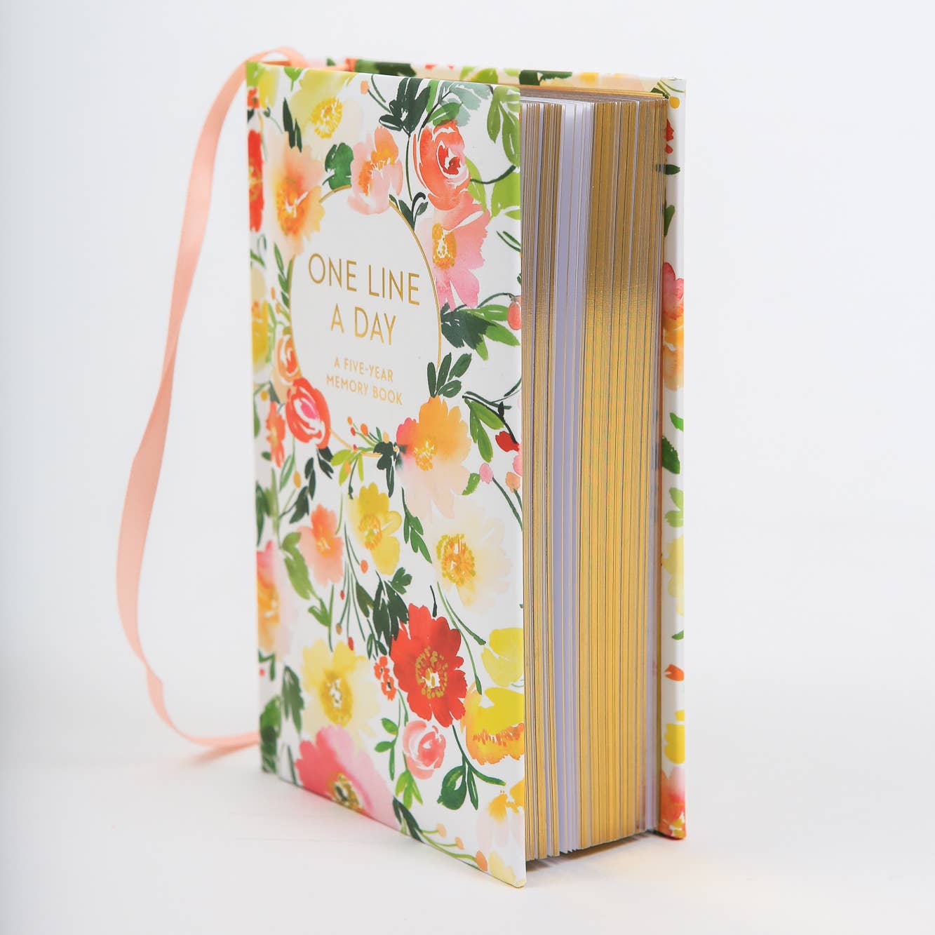Floral One Line a Day Journal