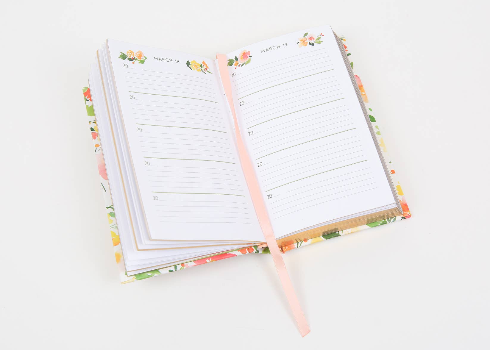 Floral One Line a Day Journal