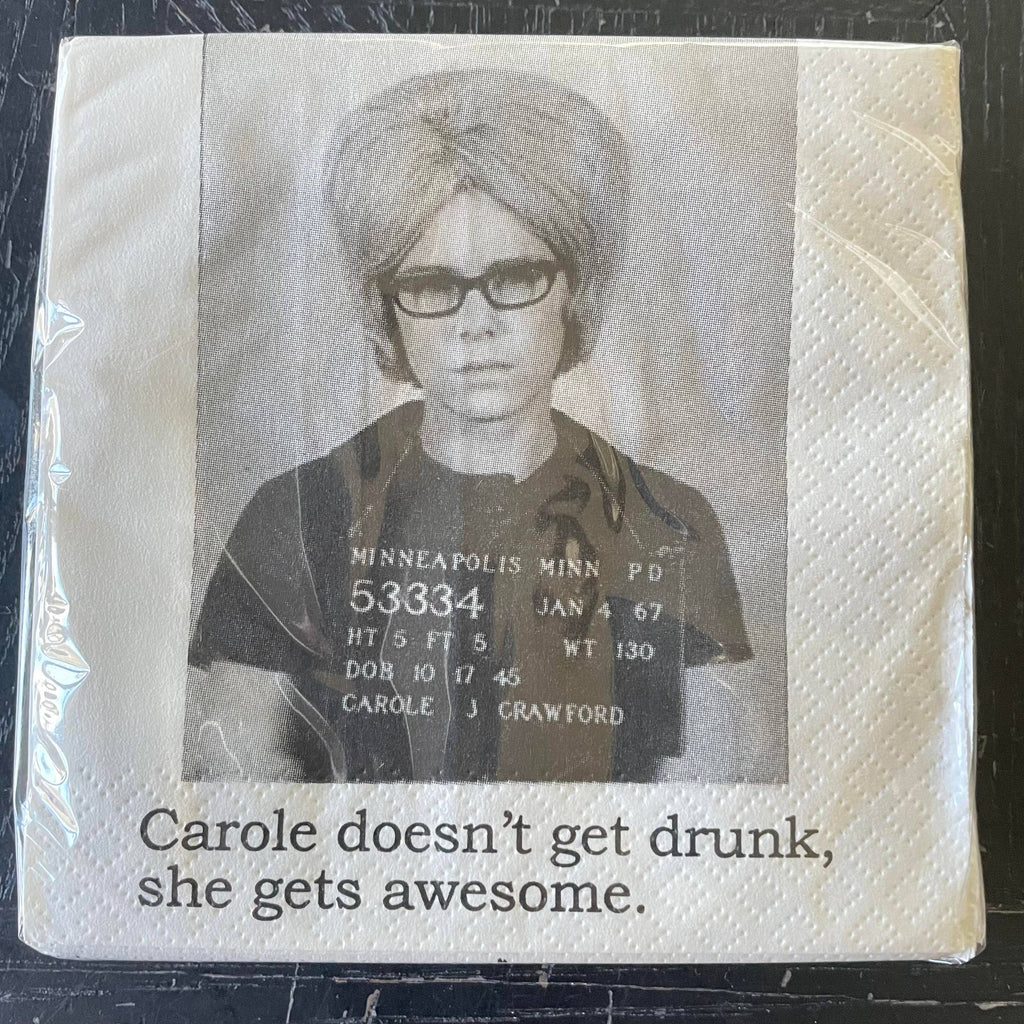 The Big House Cocktail Napkins... Carole!