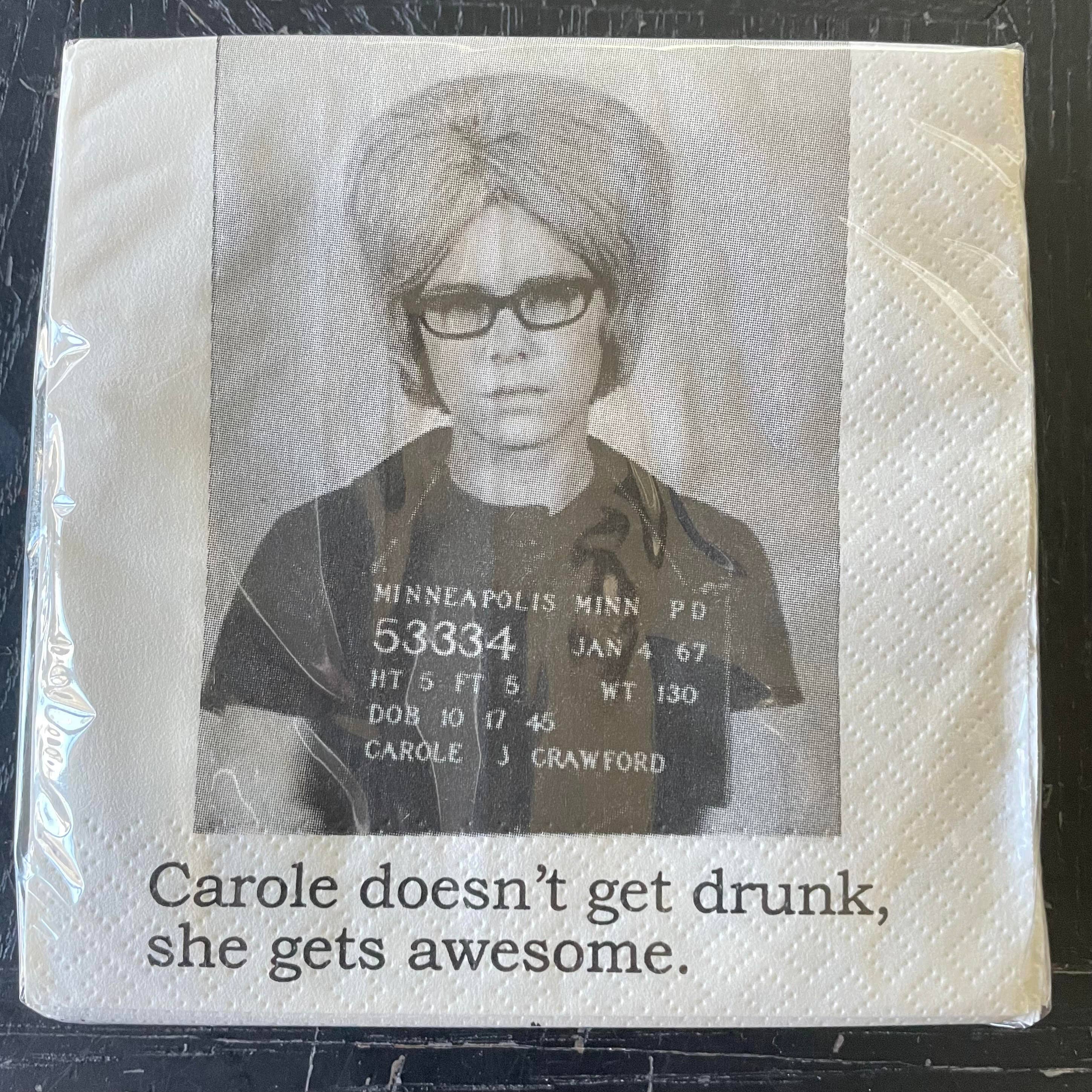 The Big House Cocktail Napkins... Carole!