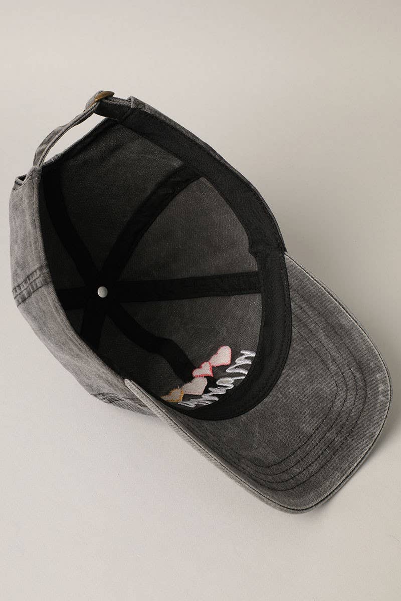 Mama with Heart Embroidery Baseball Hat
