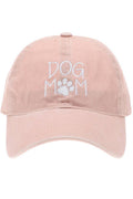 Dog Mom Embroidered Cotton Baseball Cap