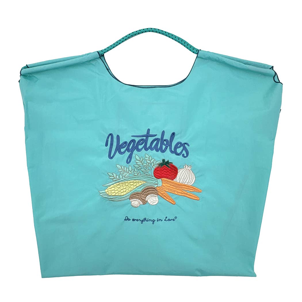 Vegetable Embroidered Light Weight Fabric Handbag
