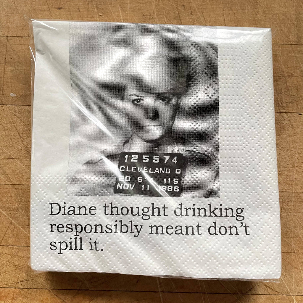 The Big House Cocktail Napkins... Diane!