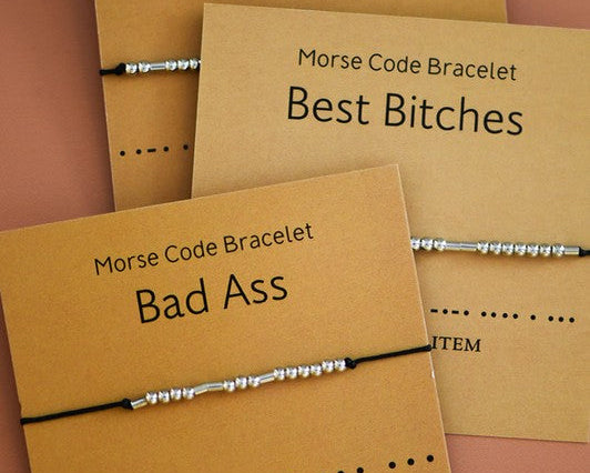 Morse Code Bracelets