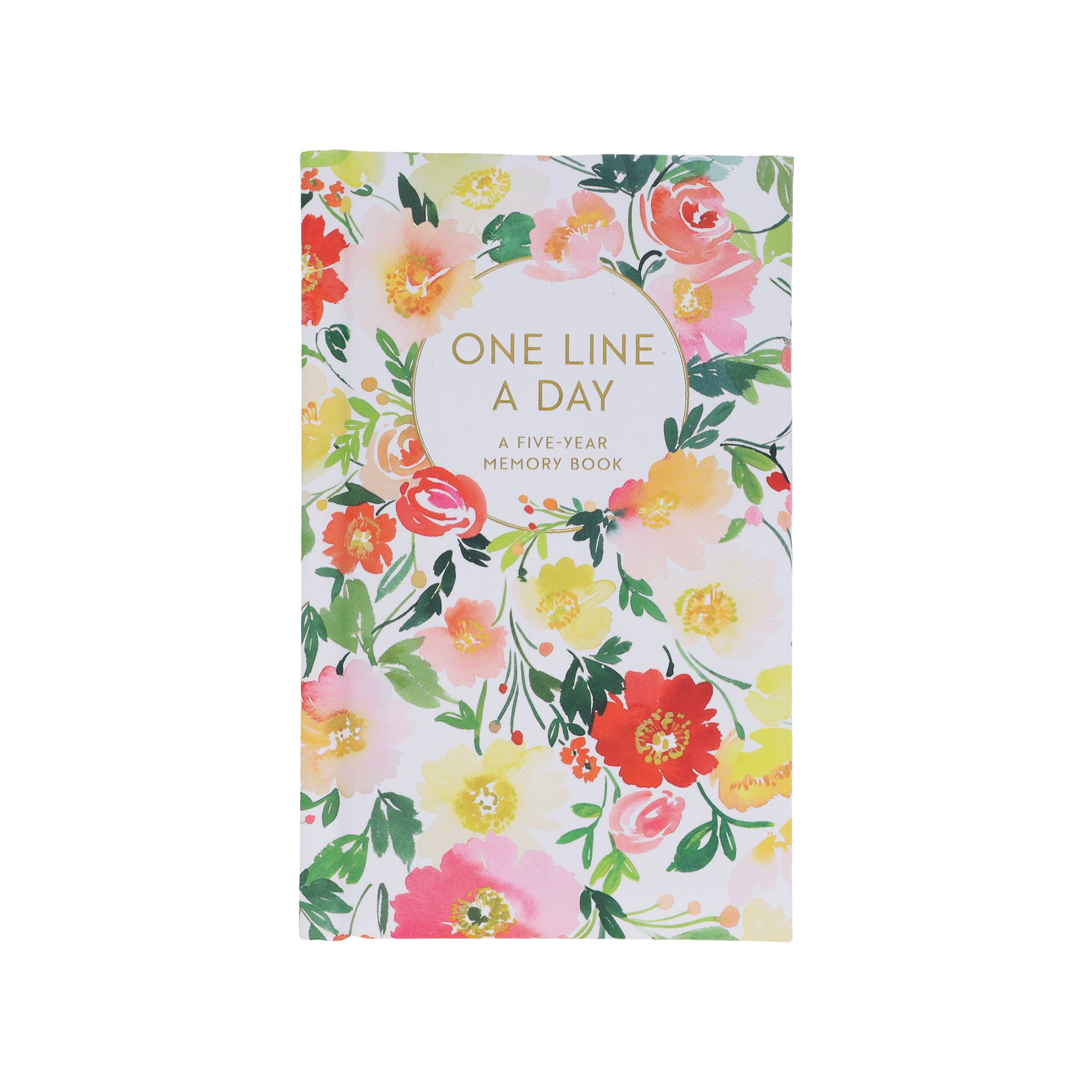 Floral One Line a Day Journal