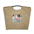 Flower Pot Embroidered Light Weight Handbag
