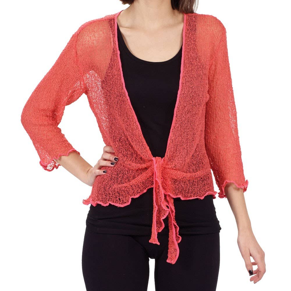 Ruffled Shrug