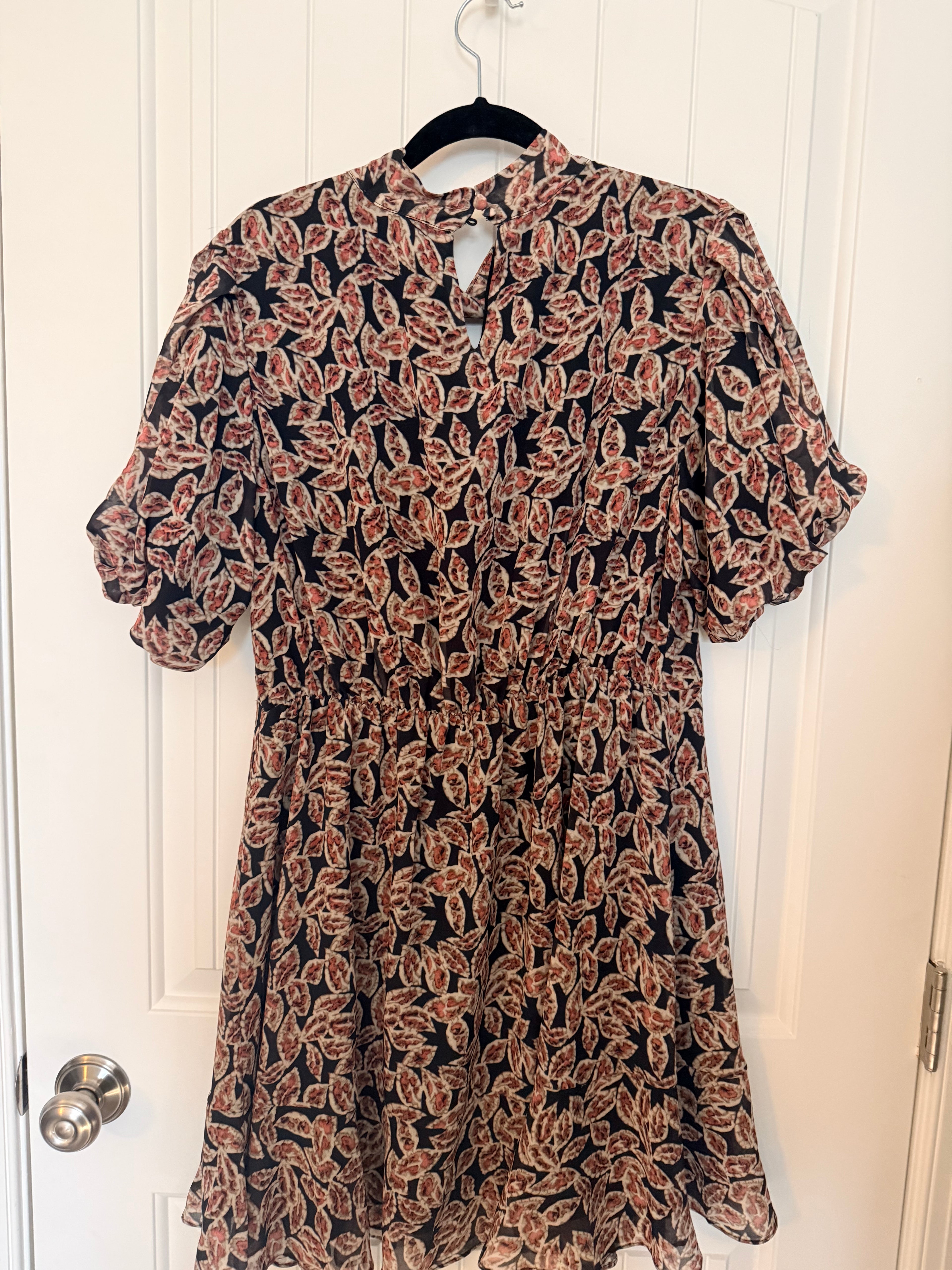 THML Preloved Brown Ruffle Dress