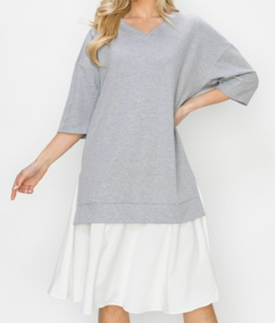 Light Sweater T-shirt Dress