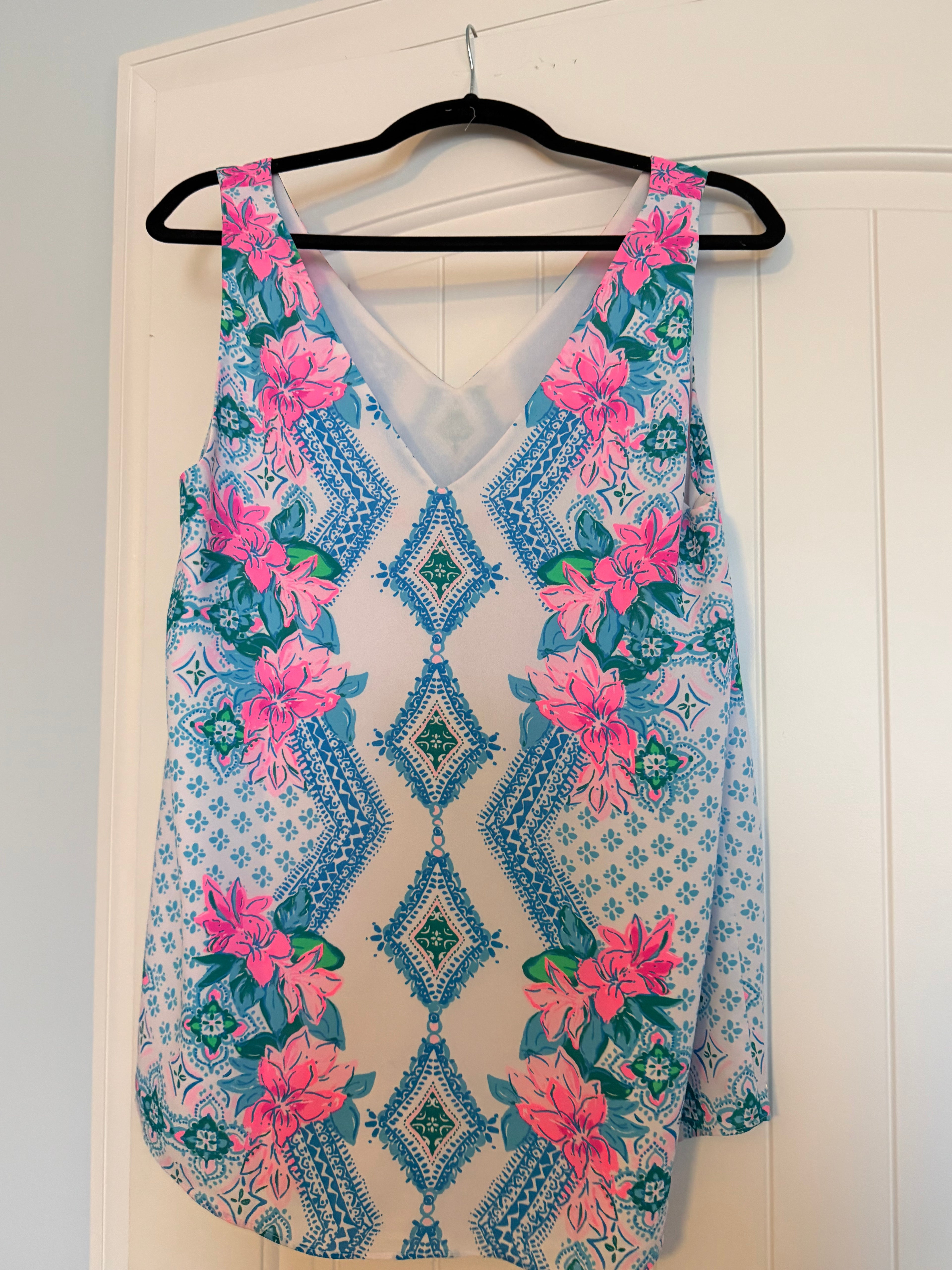 Lilly Pulitzer Vintage Summer Breeze Sleeveless Top