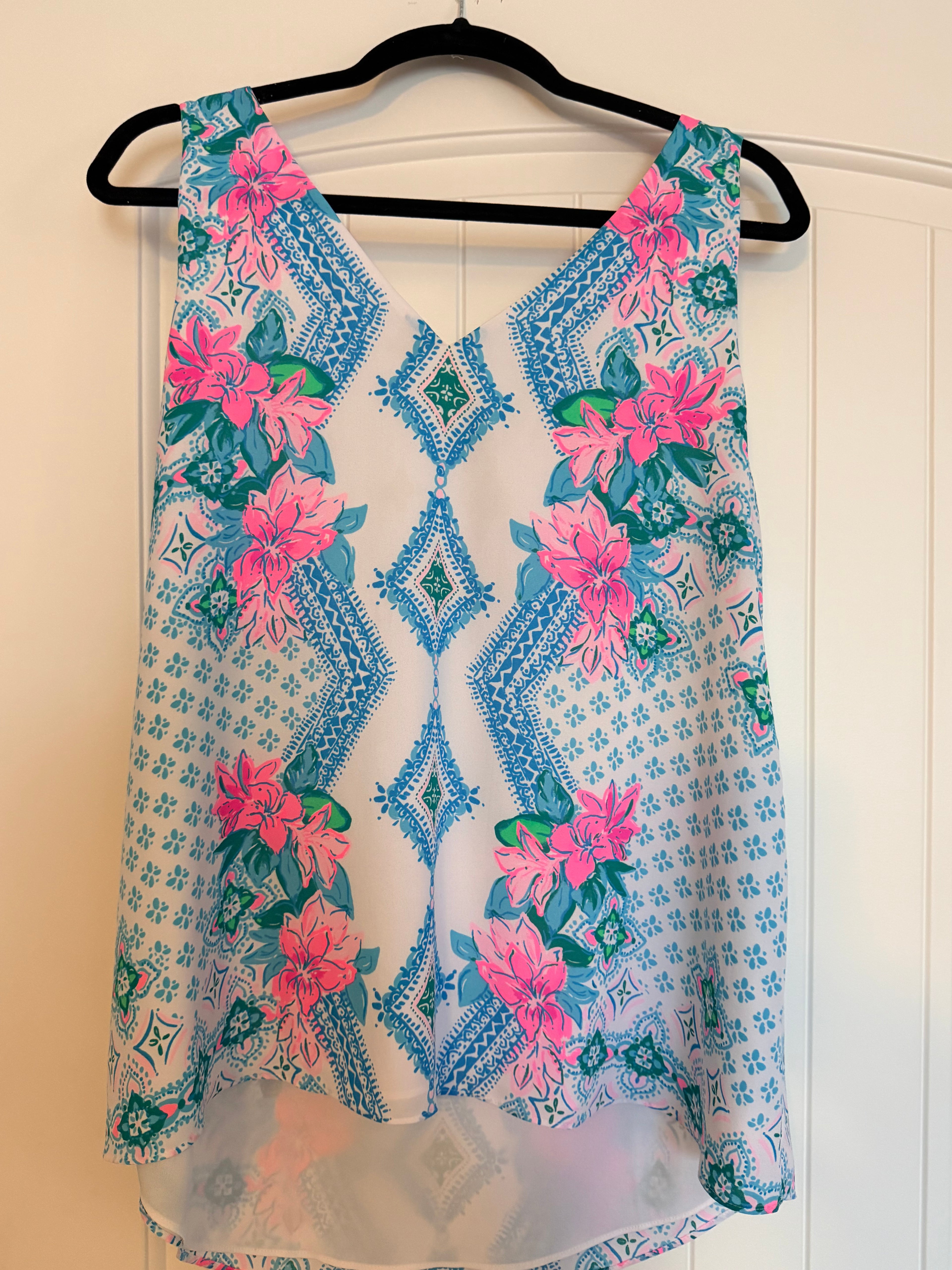 Lilly Pulitzer Vintage Summer Breeze Sleeveless Top
