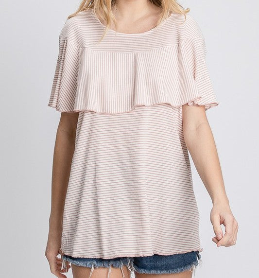 Sewn and Seen Light Ruffle Top
