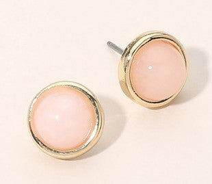 Milky Pink Earrings