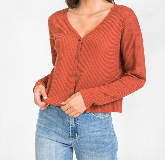 Flying Tomato Waffle Top