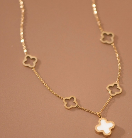 Single Quatrefoil Necklace